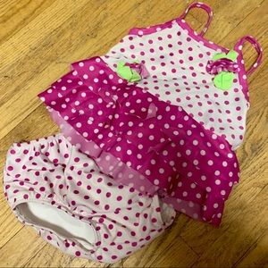 Place’s Ruffle Swimsuit Set with Swim Diaper